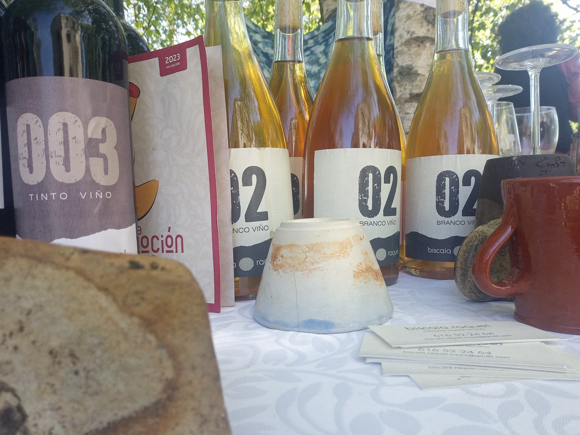 Vino blanco natural en Galicia